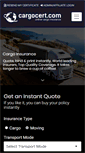 Mobile Screenshot of cargocert.com